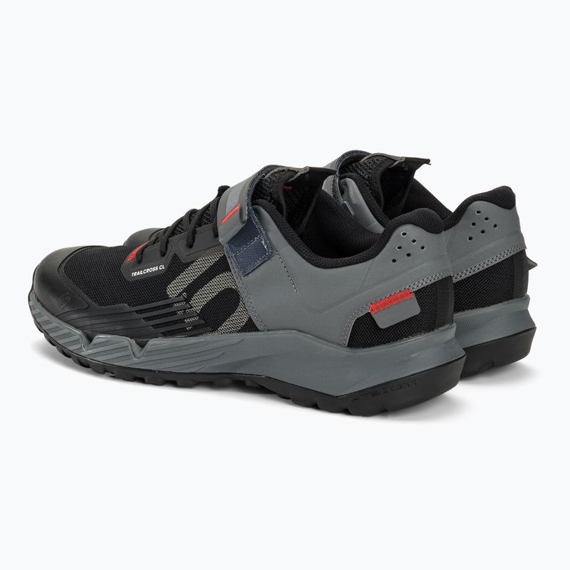 Încălțăminte de ciclism MTB pentru bărbați adidas FIVE TEN Trailcross Clip In core black/grey three/red 5