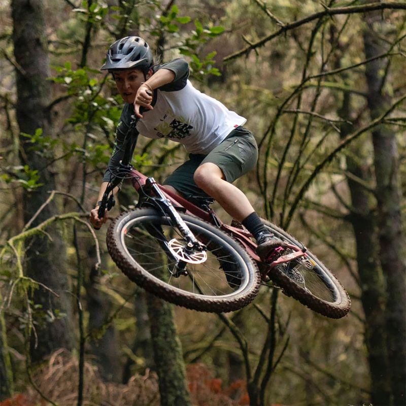 Încălțăminte de ciclism MTB pentru femei adidas FIVE TEN Trailcross Clip In core black/grey three/red 13