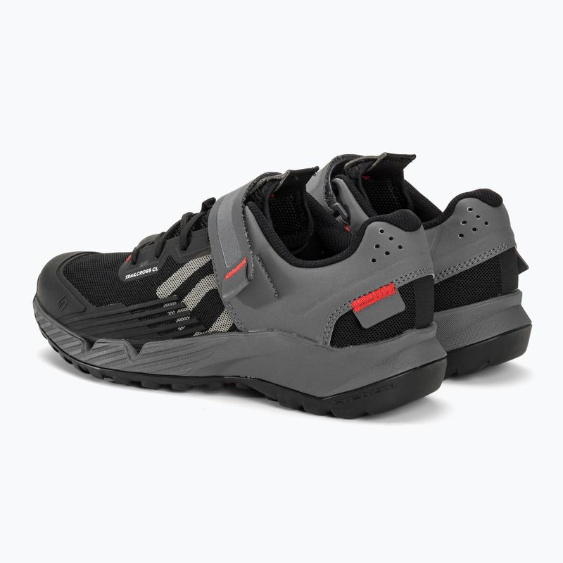 Încălțăminte de ciclism MTB pentru femei adidas FIVE TEN Trailcross Clip In core black/grey three/red 5
