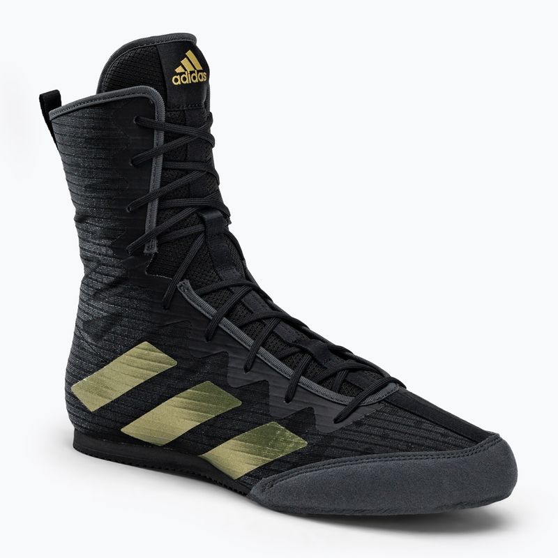 Încălțăminte de box adidas Box Hog 4 negru-galbenă GZ6116