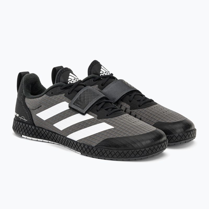 adidas The Total gri și negru pantofi de formare GW6354 4