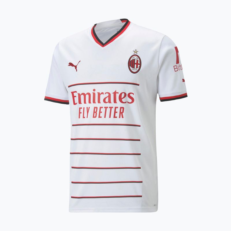 Tricou de fotbal pentru bărbați PUMA ACM Away Replica alb 765834 02