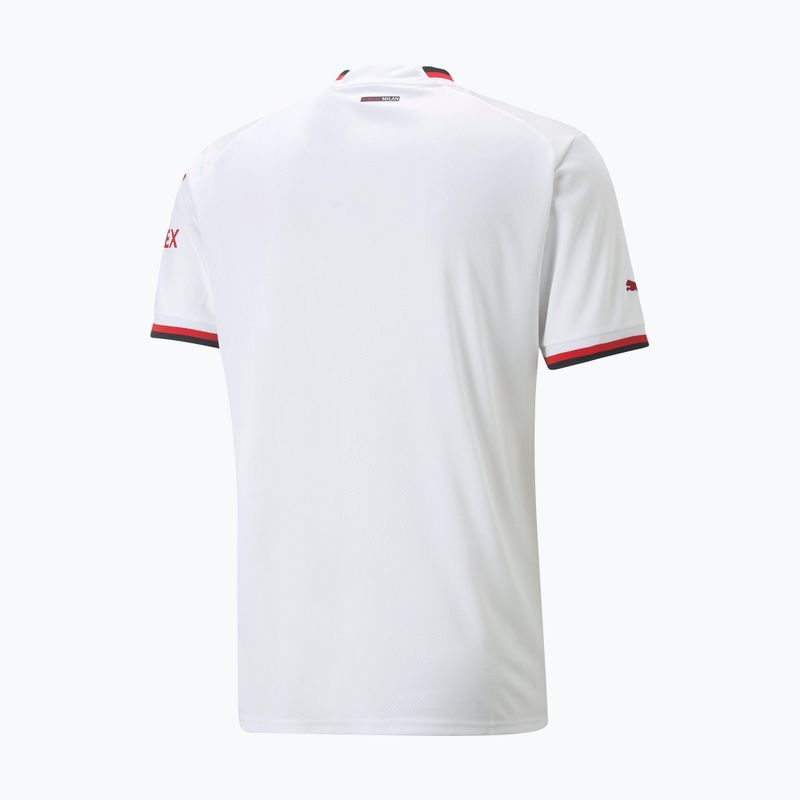 Tricou de fotbal pentru bărbați PUMA ACM Away Replica alb 765834 02 2