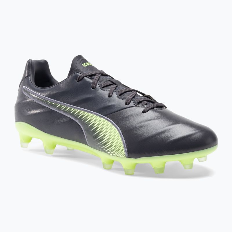 PUMA King Pro 21 FG ghete de fotbal pentru bărbați negru-verde 106549 05