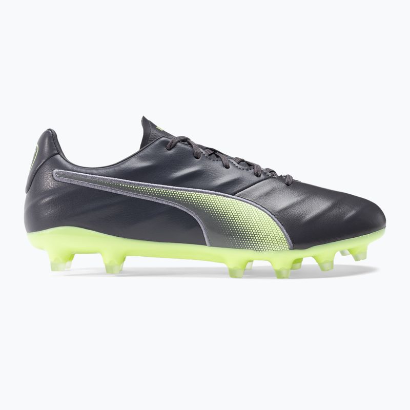 PUMA King Pro 21 FG ghete de fotbal pentru bărbați negru-verde 106549 05 2