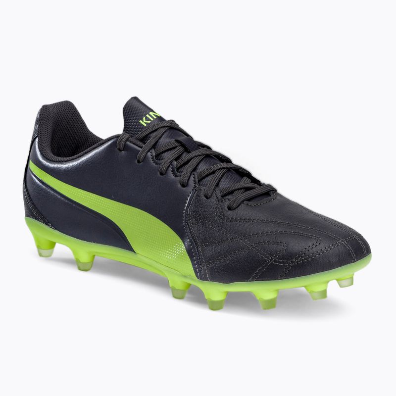 PUMA King Hero 21 FG ghete de fotbal pentru bărbați negru-verde 106554 05