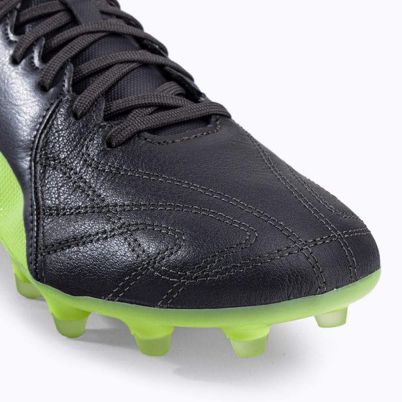 PUMA King Hero 21 FG ghete de fotbal pentru bărbați negru-verde 106554 05 7