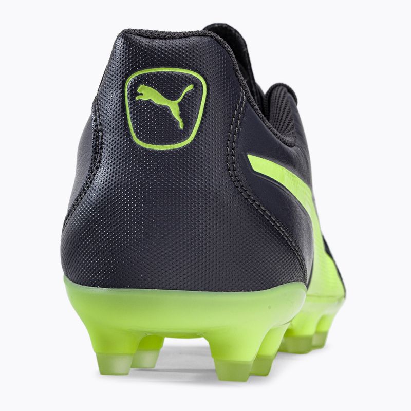 PUMA King Hero 21 FG ghete de fotbal pentru bărbați negru-verde 106554 05 8