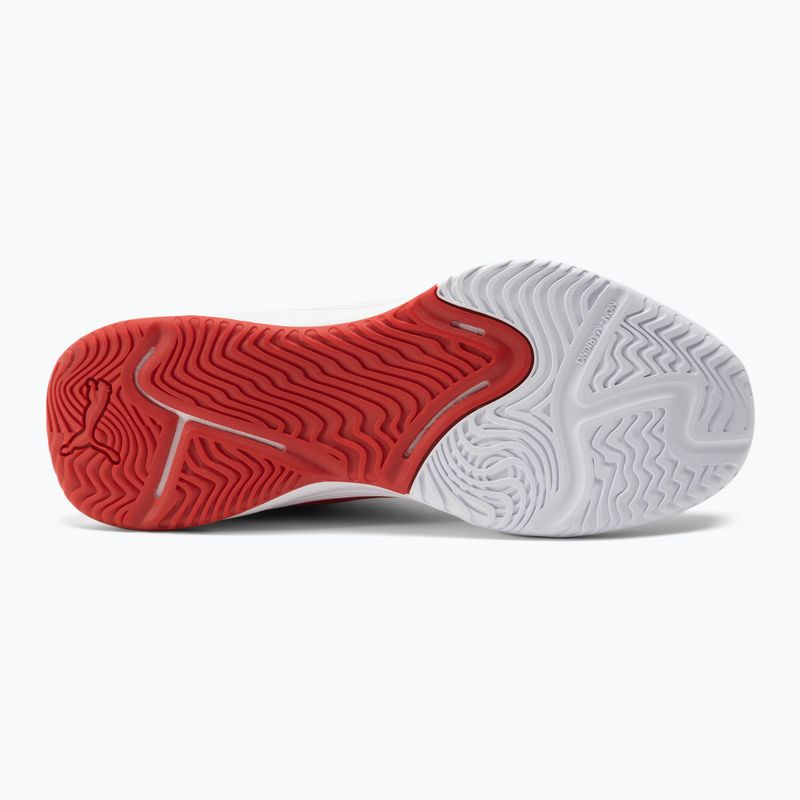 Încălțăminte de volei PUMA Varion alb-roșie 10647207 5