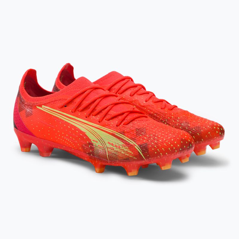 PUMA Ultra Ultimate FG/AG ghete de fotbal pentru bărbați portocaliu 106868 03 4