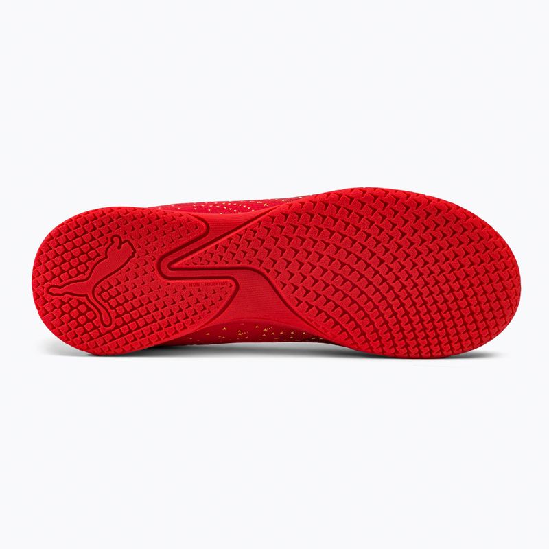 PUMA Ultra Play IT Jr ghete de fotbal pentru copii portocaliu 106927 03 5