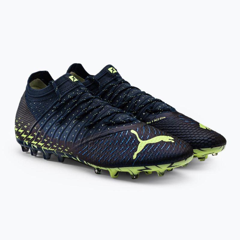 PUMA Future Z 1.4 MG ghete de fotbal pentru bărbați negru-verde 106991 01 5