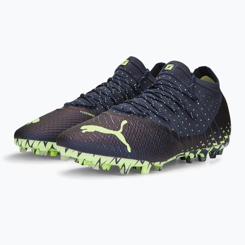 PUMA Future Z 1.4 MG ghete de fotbal pentru bărbați negru-verde 106991 01 10