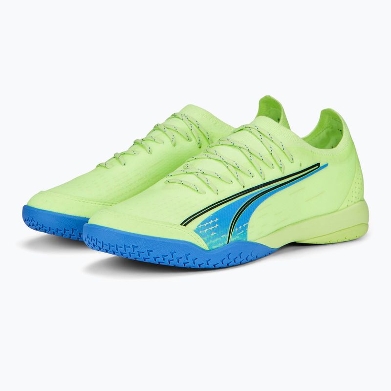 Bărbați PUMA Ultra Ultimate Court ghete de fotbal verde 106894 01 11