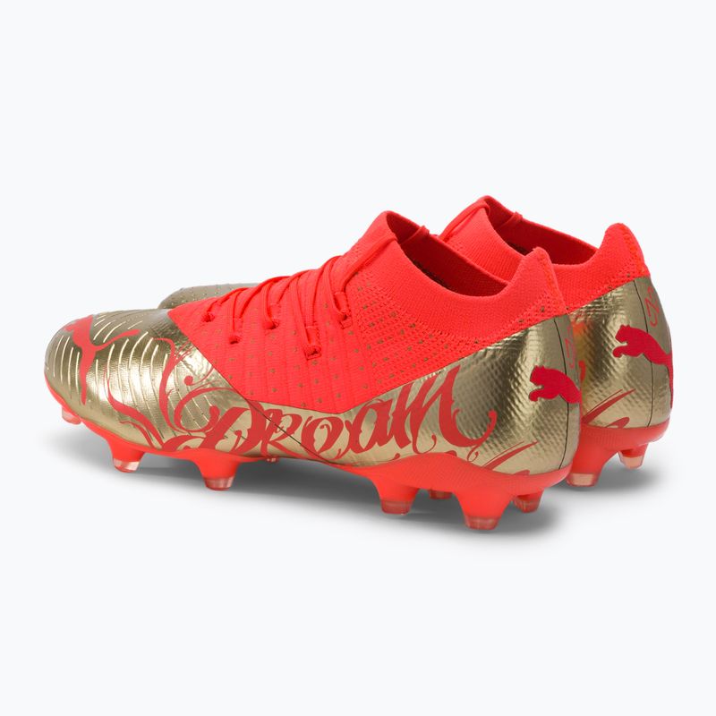 Ghete de fotbal pentru bărbați PUMA Future Z 3.4 Neymar Jr. FG/AG Orange/Gold 107106 01 3