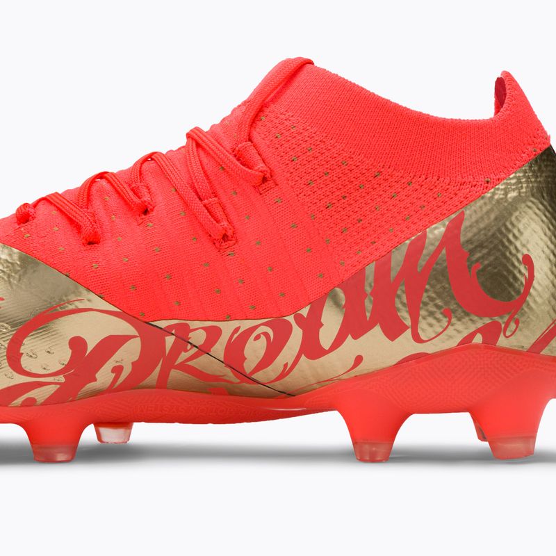 Ghete de fotbal pentru bărbați PUMA Future Z 3.4 Neymar Jr. FG/AG Orange/Gold 107106 01 9