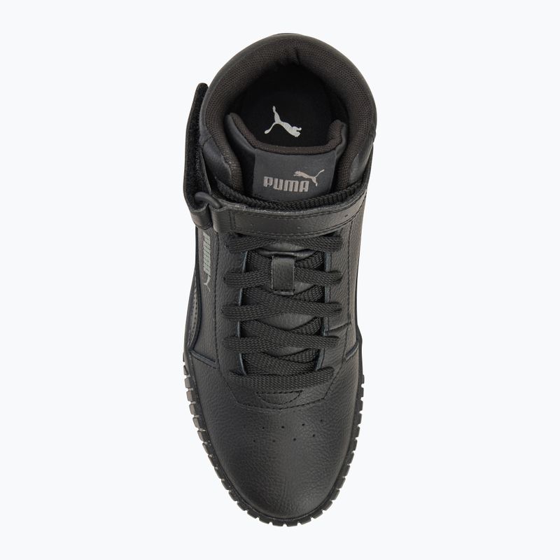 Încălțăminte pentru copii PUMA Carina 2.0 Mid Jr puma black/puma black/dark shadow 5