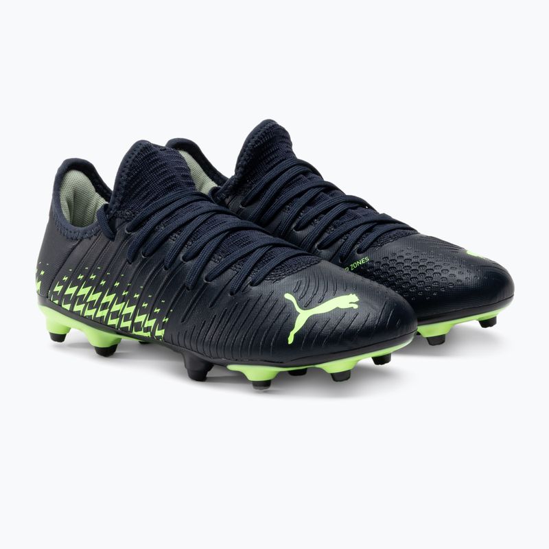 PUMA Future Z 4.4 FG/AG jr. pentru copii ghete de fotbal negru-verde 107014 01 4