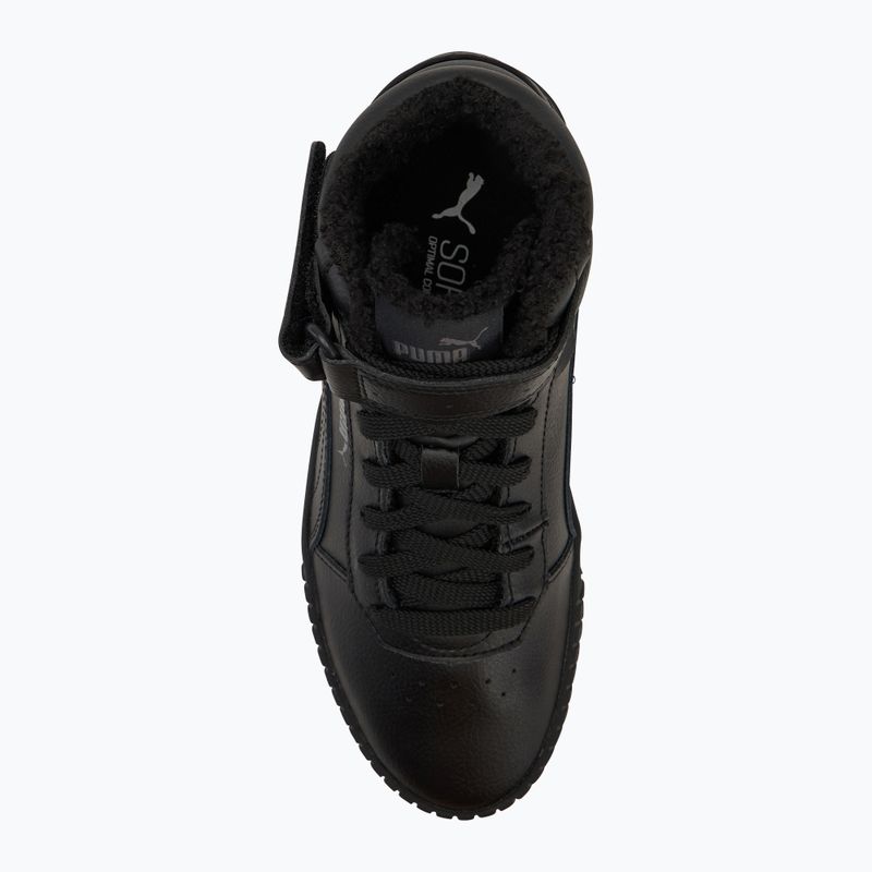 Încălțăminte pentru copii PUMA Carina 2.0 Mid Winter Jr puma black/puma black/dark shadow 5
