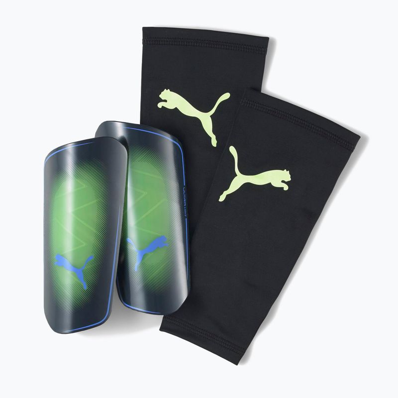 Apărători tibie PUMA Ultra Light Sleeve verde-negre 03083210 5