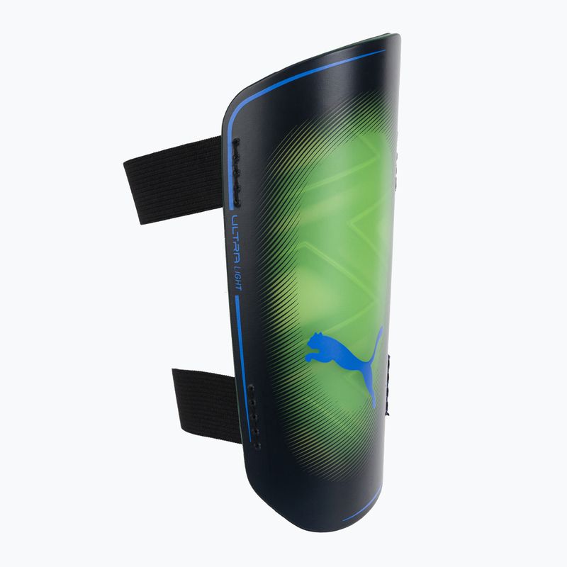 Apărători tibie PUMA Ultra Light Strap verde-neagre 030834 10