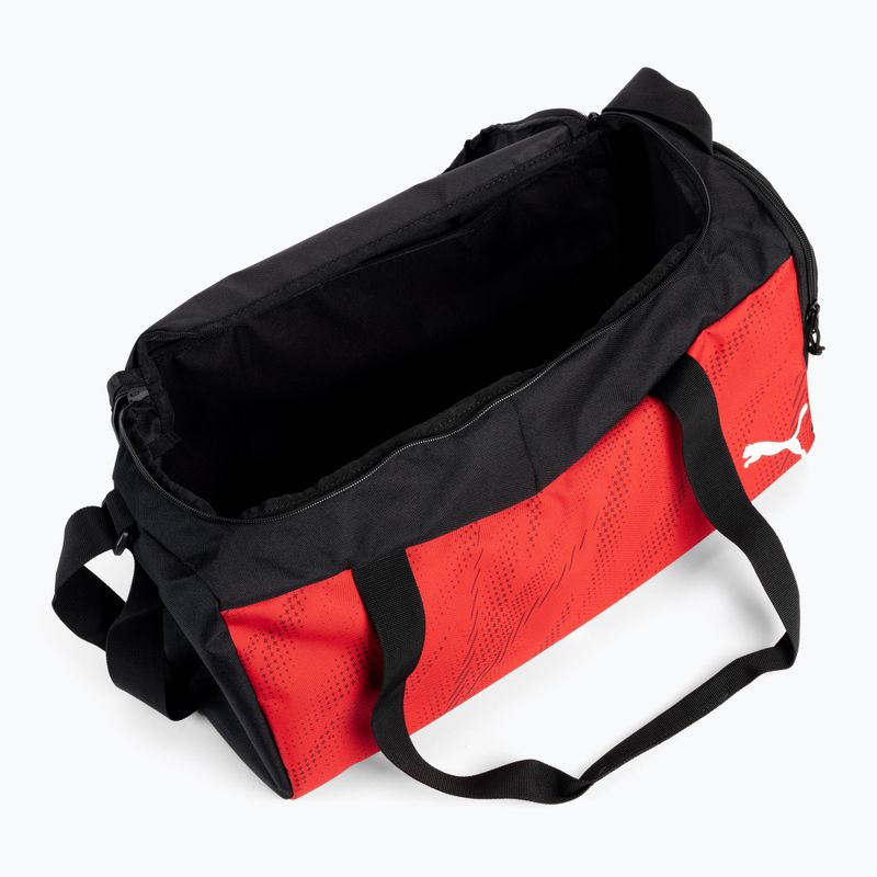 PUMA Geantă de fotbal Individualrise negru și roșu 07932301 5