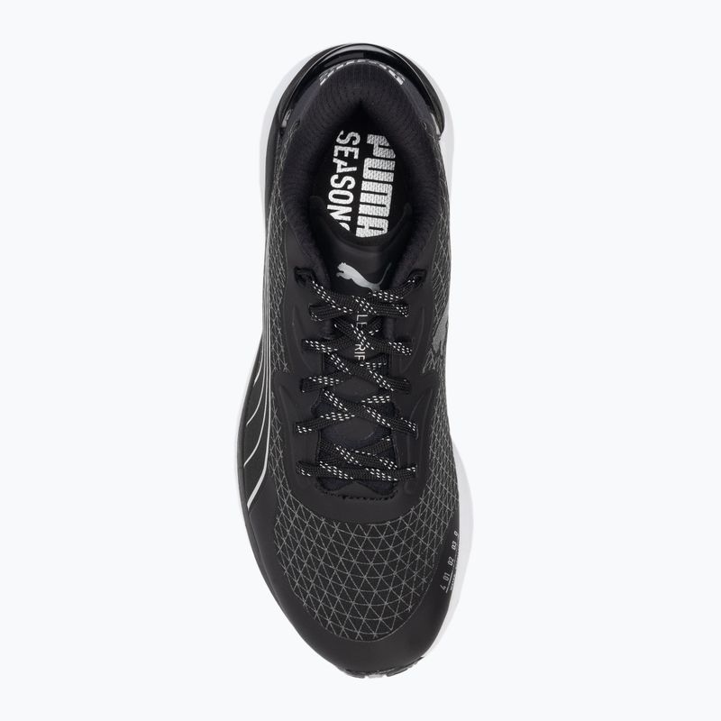 Încălțăminte de alergat pentru femei PUMA Electrify Nitro 2 WTR negru-argintie 37689701 6
