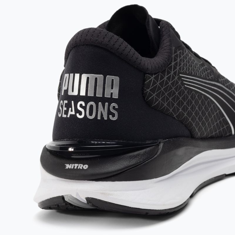 Încălțăminte de alergat pentru femei PUMA Electrify Nitro 2 WTR negru-argintie 37689701 8