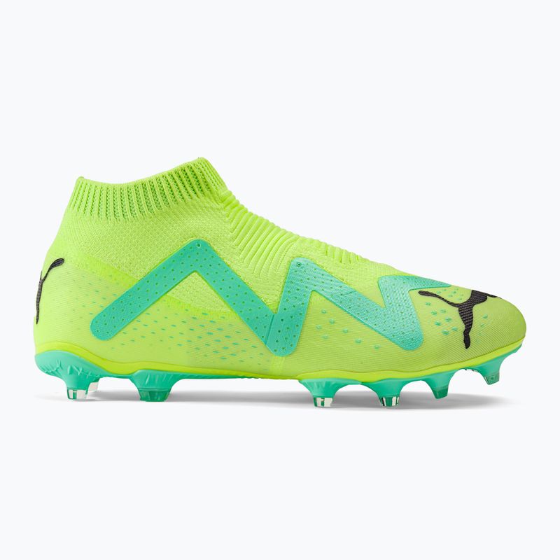 PUMA Future Match+ Ll FG/AG ghete de fotbal pentru bărbați verde 107176 03 2