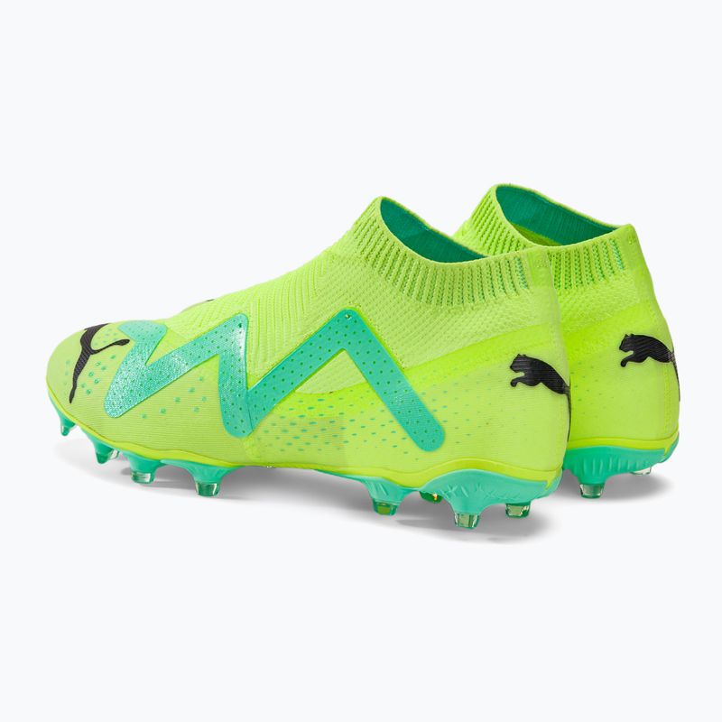 PUMA Future Match+ Ll FG/AG ghete de fotbal pentru bărbați verde 107176 03 3