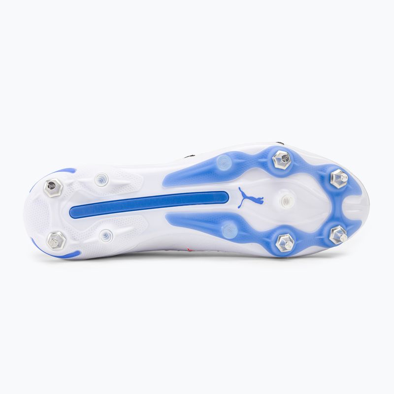 PUMA King Ultimate MXSG ghete de fotbal pentru bărbați puma alb/puma negru/blue glimmer/ultra orange 5