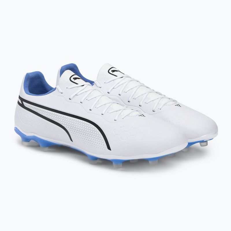 PUMA King Pro FG/AG ghete de fotbal pentru bărbați alb 107099 01 4