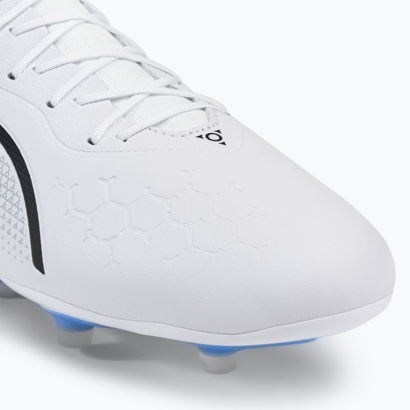 PUMA King Pro FG/AG ghete de fotbal pentru bărbați alb 107099 01 7
