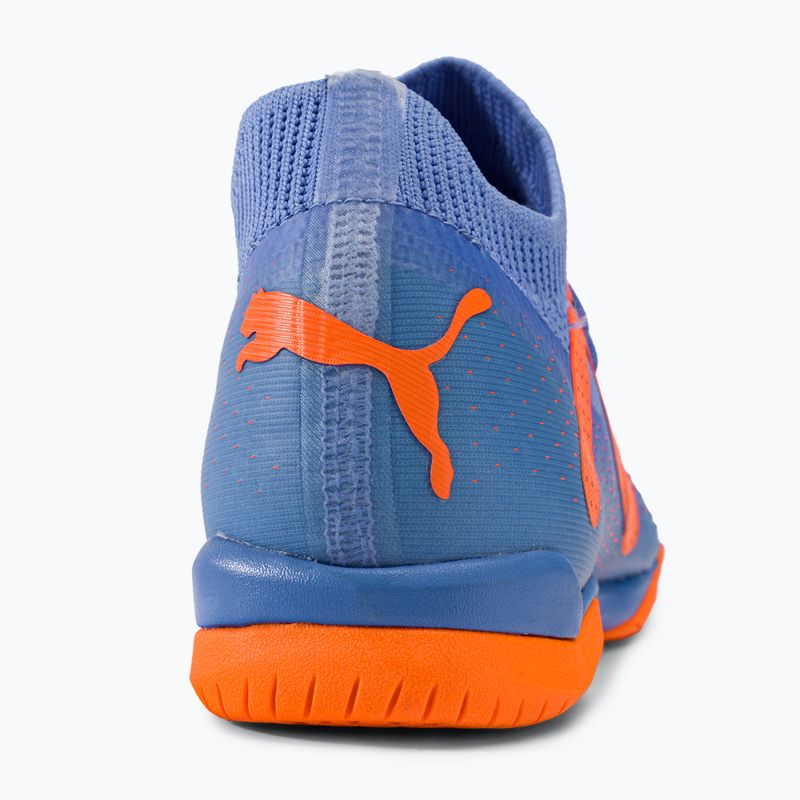 PUMA Future Match IT+Mid JR ghete de fotbal pentru copii albastru/portocaliu 107198 01 9
