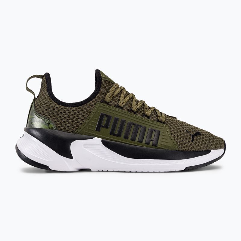 Pantofi de antrenament pentru bărbați PUMA Softride Premier Slip On Tiger Camo verde 378028 03 4