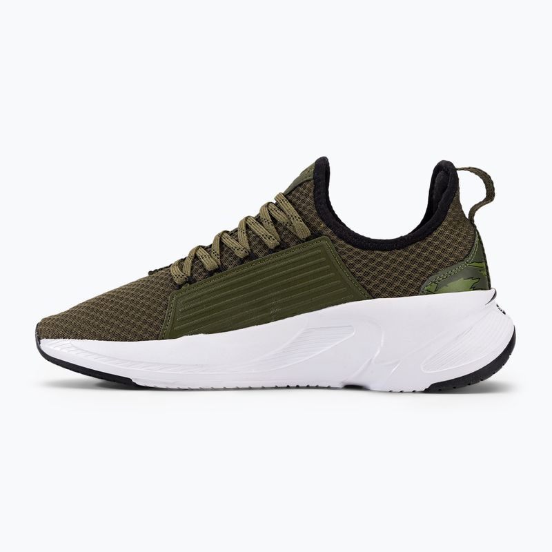 Pantofi de antrenament pentru bărbați PUMA Softride Premier Slip On Tiger Camo verde 378028 03 9