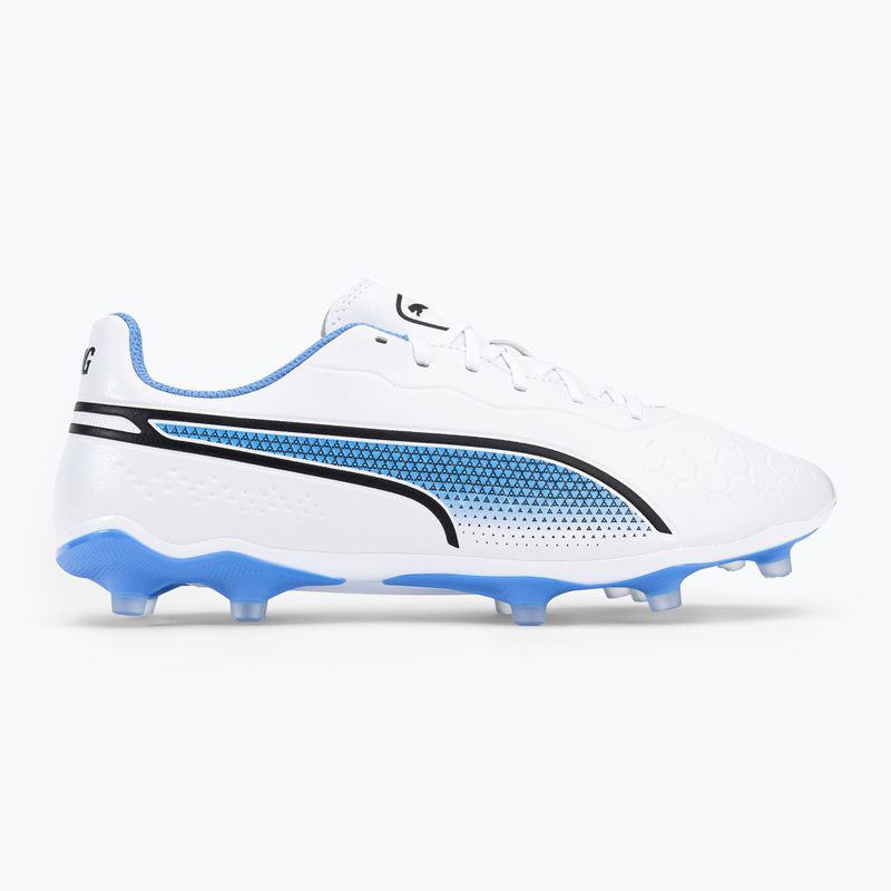 PUMA King Match FG/AG ghete de fotbal pentru bărbați alb 107257 01 2