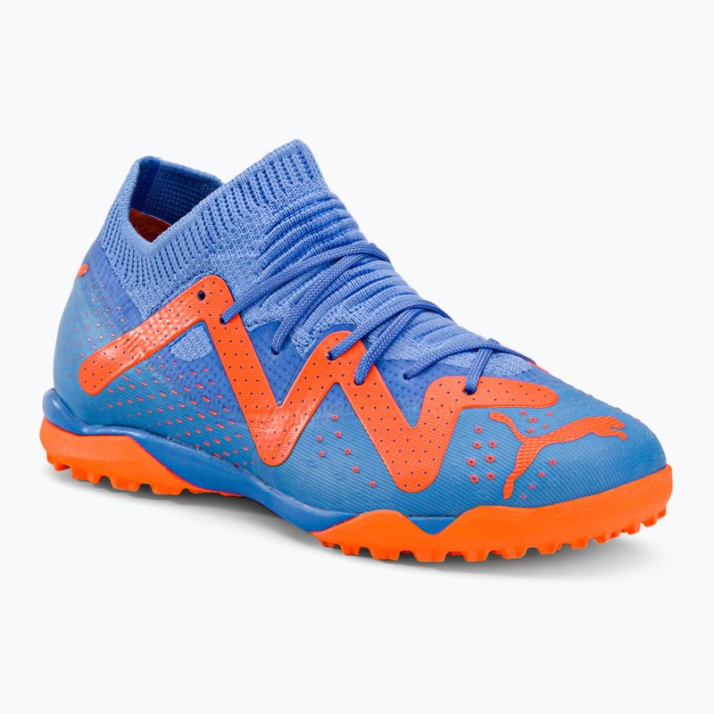 PUMA Future Match TT+Mid JR ghete de fotbal pentru copii albastru/portocaliu 107197 01