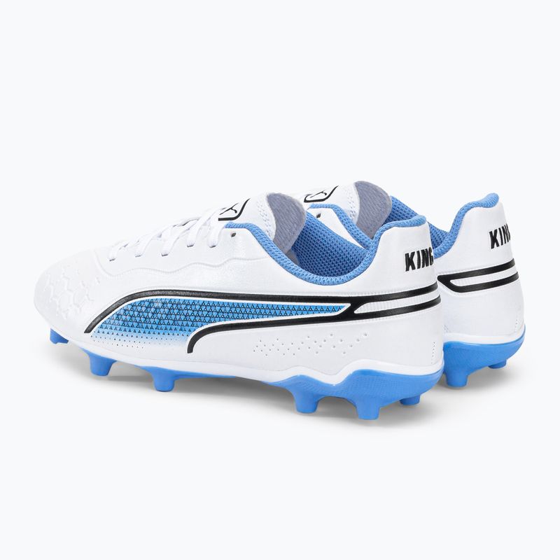 PUMA King Match FG/AG ghete de fotbal pentru copii alb 107266 01 3