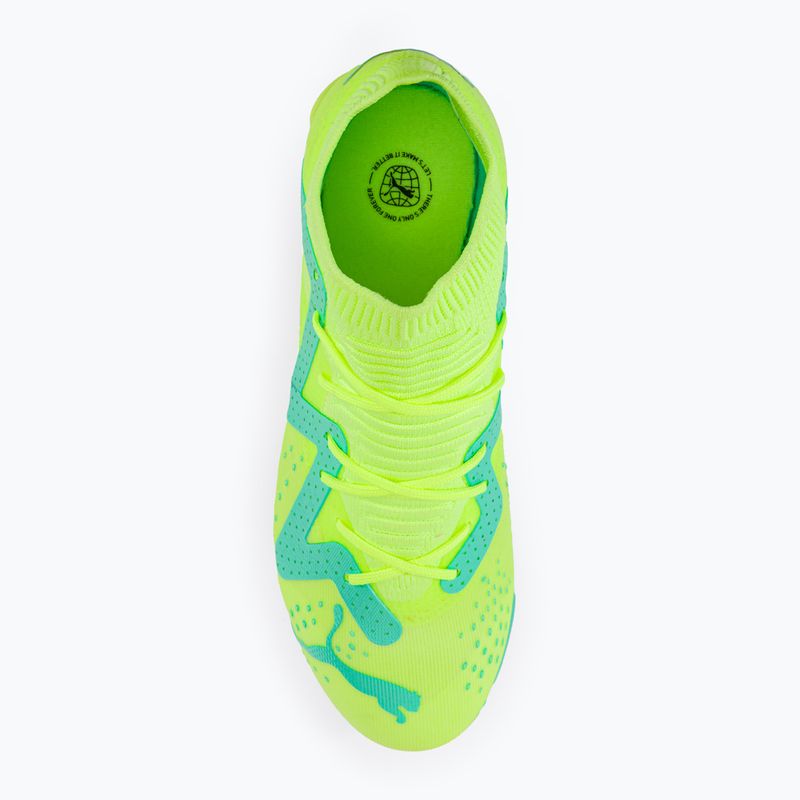 PUMA Future Match TT+Mid JR ghete de fotbal pentru copii verde 107197 03 6