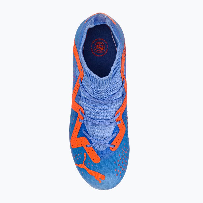 PUMA Future Match FG/AG JR ghete de fotbal pentru copii albastru/portocaliu 107195 01 6