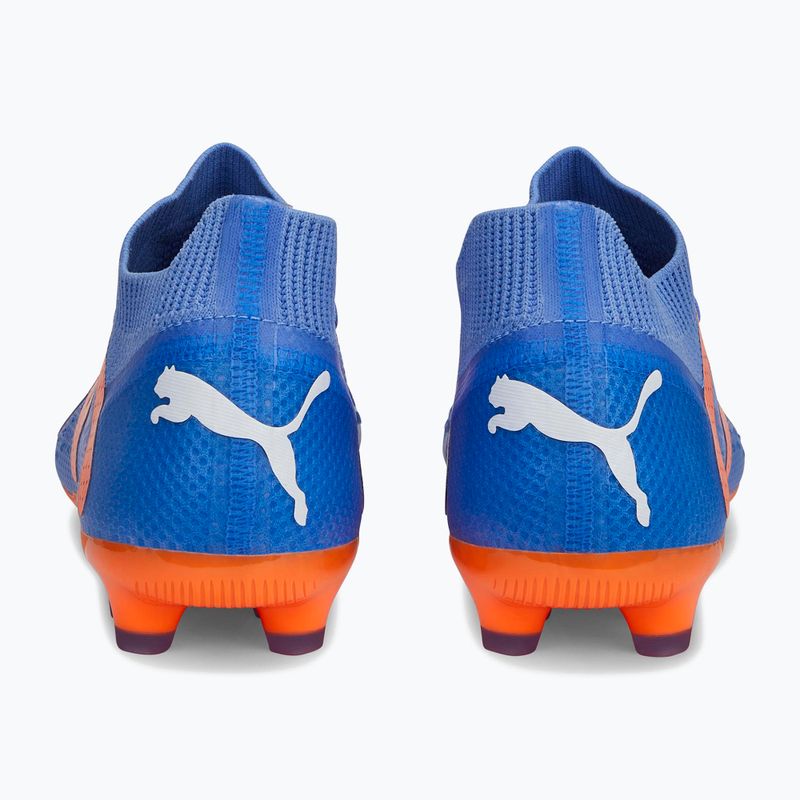 PUMA Future Match FG/AG JR ghete de fotbal pentru copii albastru/portocaliu 107195 01 12