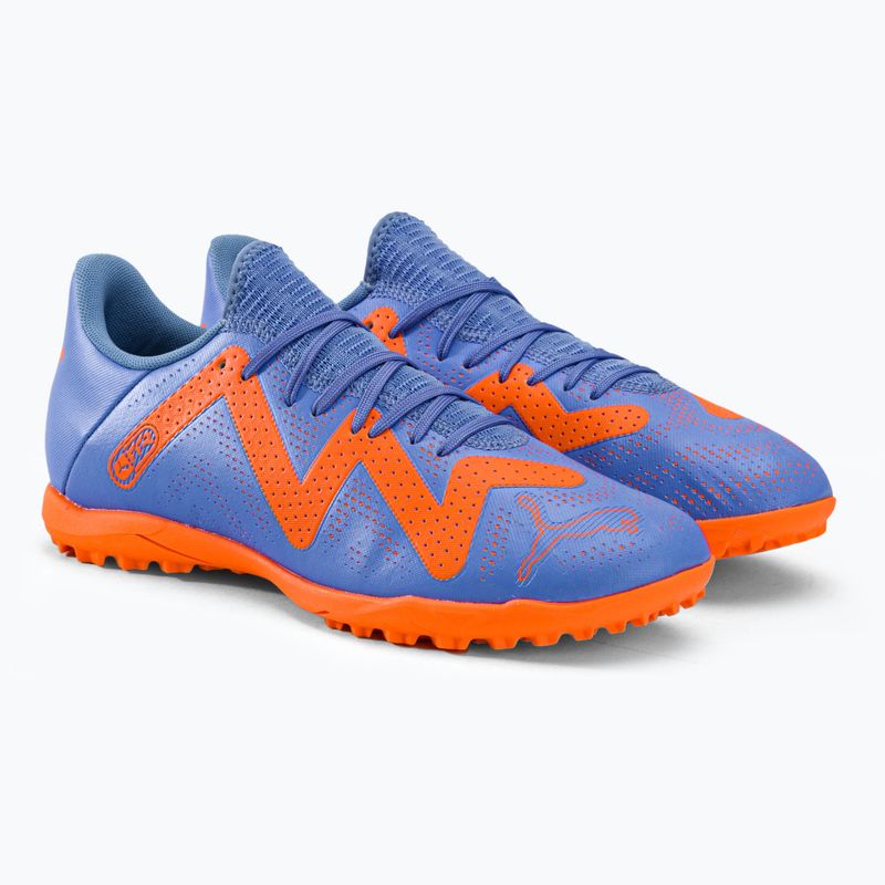 PUMA Future Play TT ghete de fotbal pentru bărbați albastru/portocaliu 107191 01 4