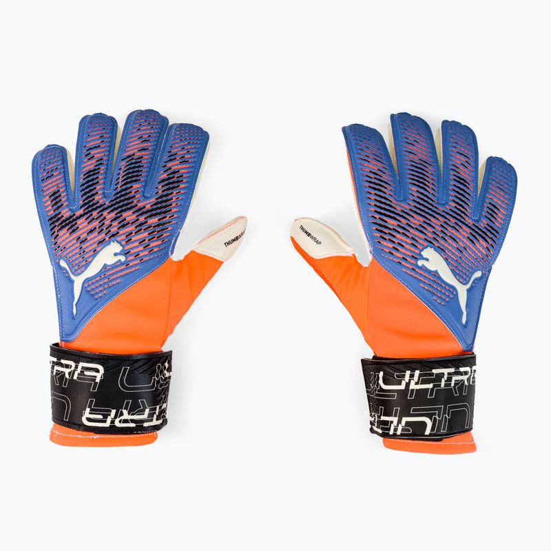 Mănuși de portar PUMA Ultra Grip 3 Rc portocaliu și albastru 41816 05