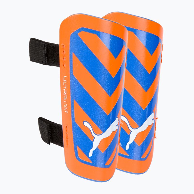 PUMA Ultra Light Strap portocaliu-albastru protecții de fotbal 030875 01