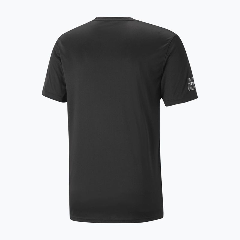 Tricou de antrenament pentru bărbați PUMA Fit Logo Cf Graphic negru 523098 01 2