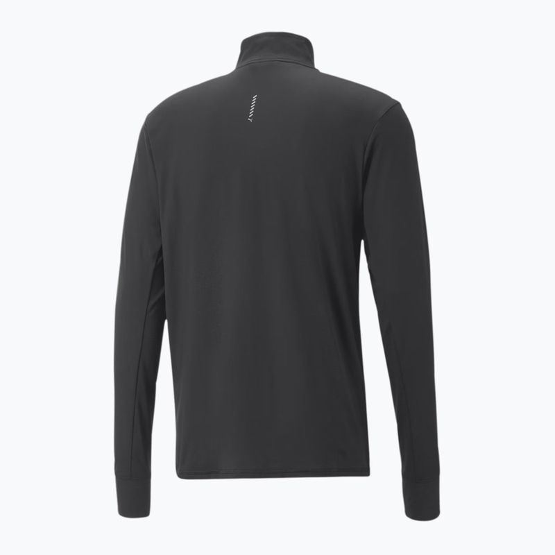 Bluză de alergat pentru bărbați PUMA Run Favorite 1/4 Zip black 2