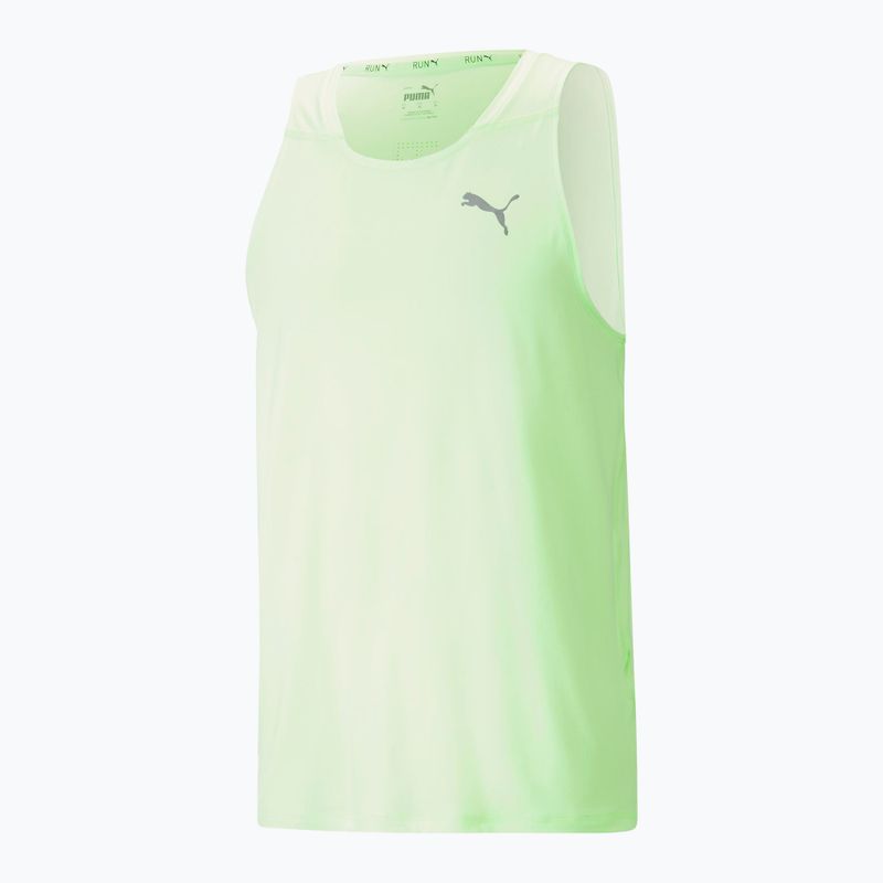 Cămașă de alergare pentru bărbați PUMA Run Cloudspun Singlet verde 523267 34