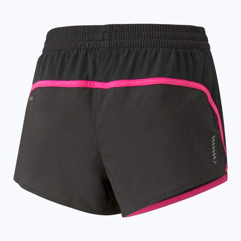 Pantaloni scurți de alergare pentru femei PUMA Run Favorite Velocity 3" negru 523178 51 2