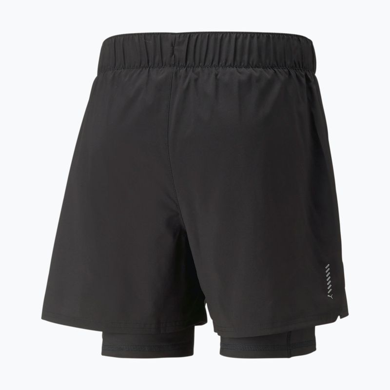 Pantaloni scurți de alergare pentru bărbați PUMA Run 2In1 5" negru 523277 01 2